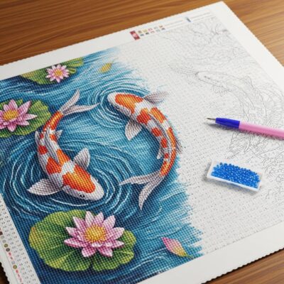 Koi Pond Diamond Painting Kit