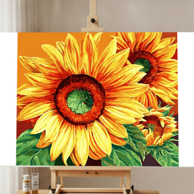 Kit Peinture par Numéros Fleur de Tournesol