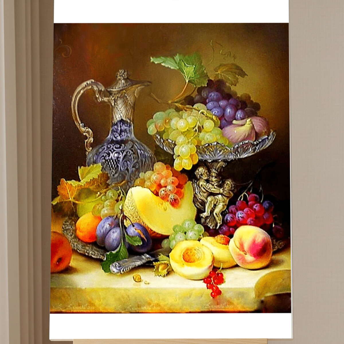 Kit Peinture par Numéros Raisins et Fruits