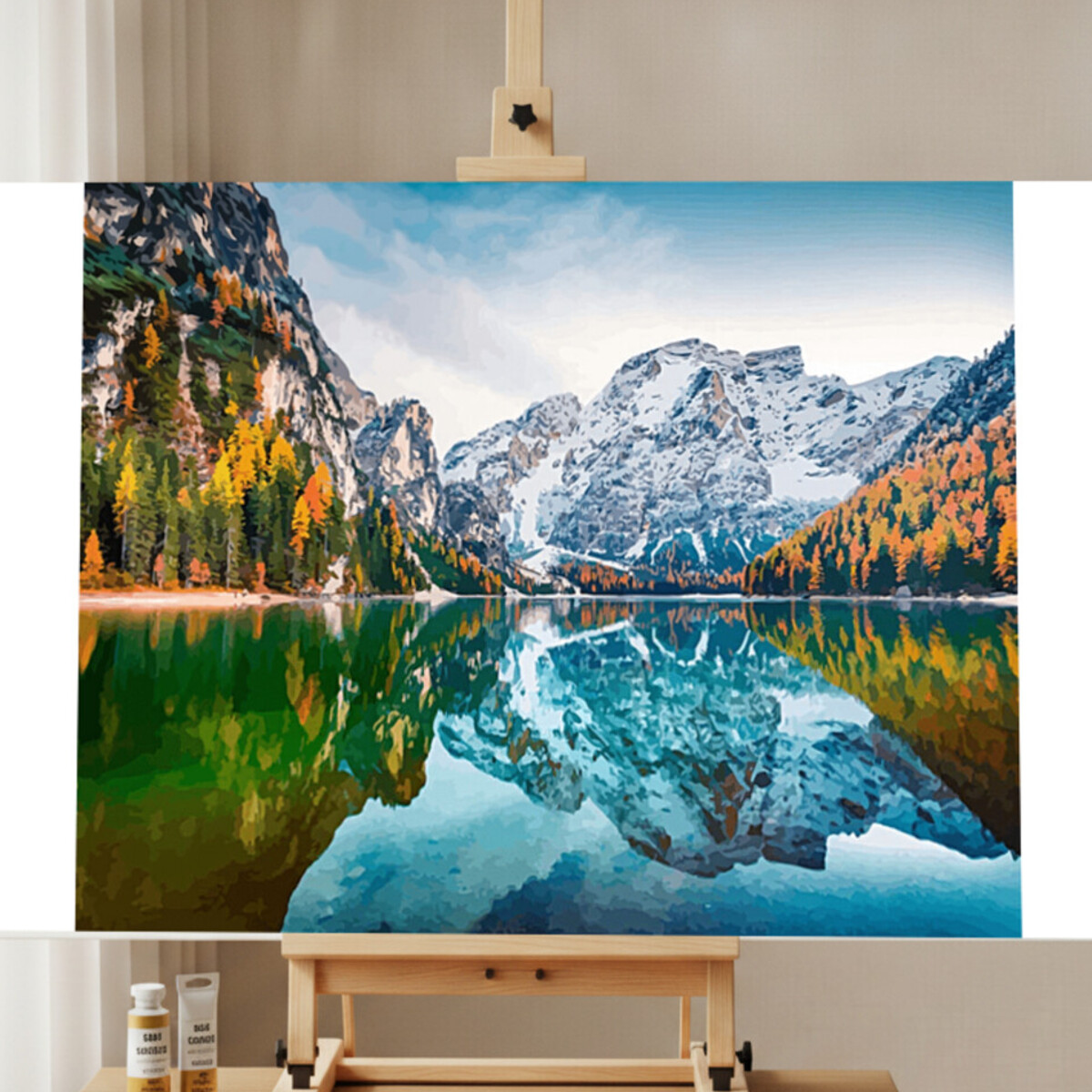Eisberg Landschaft Malen nach Zahlen Set