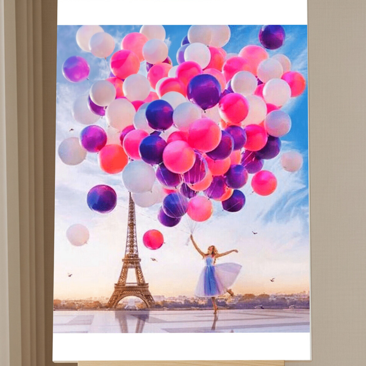 Kit Peinture par Numéros Ballons de Paris