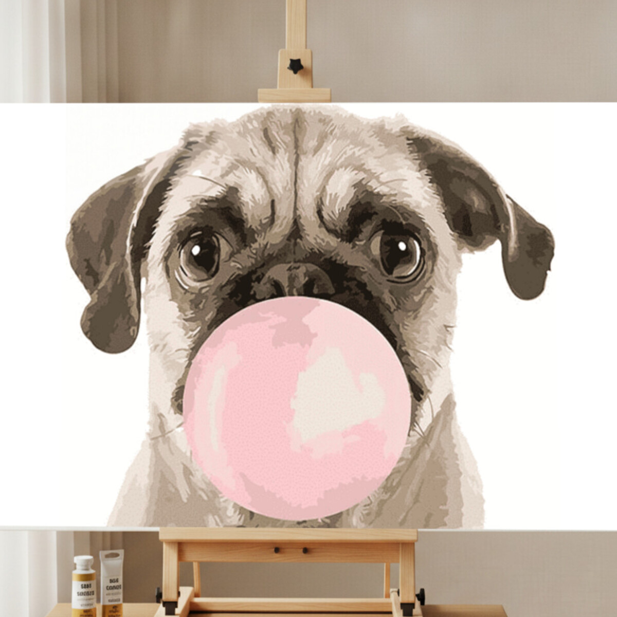 Kit Peinture par Numéros Chiot Carlin