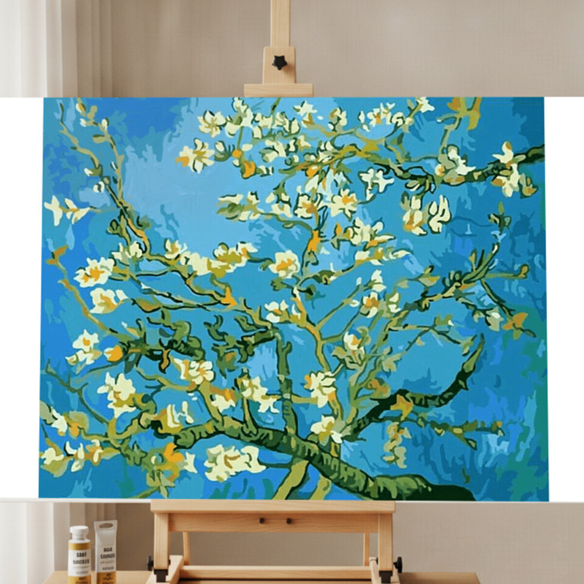 Kit de Peinture par Numéros Fleur d'Abricot Van Gogh