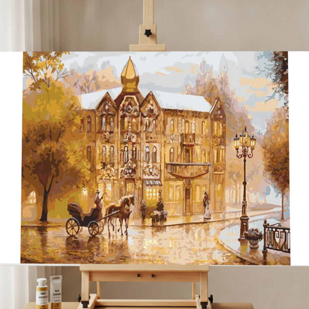 Kit Peinture par Numéros Paysage Vintage Europe