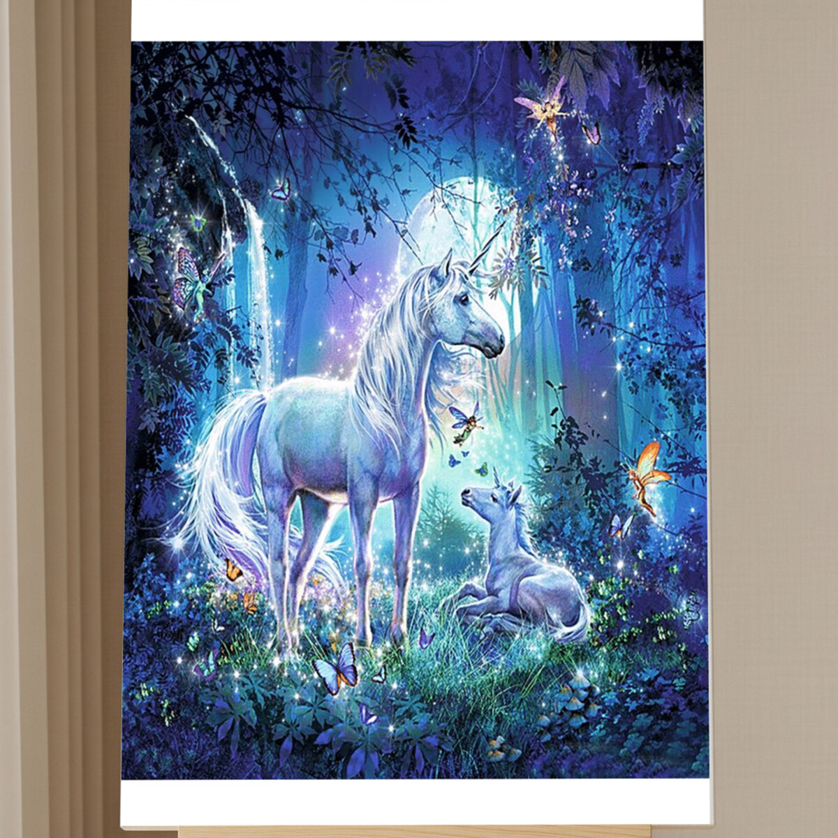 Kit Peinture par Numéros Licorne et Bébé