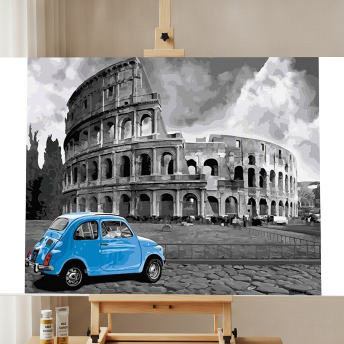 Kit Peinture par Numéros Colisée de Rome Vintage