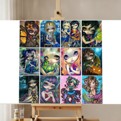 5D Cartoon Anime Diamond Painting Set für Erwachsene