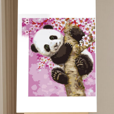 Kit Peinture Diamant Panda aux Cerises