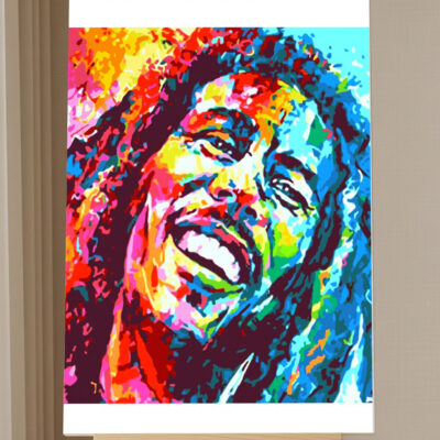 Paint by Numbers Kit Abstract Bob Marley