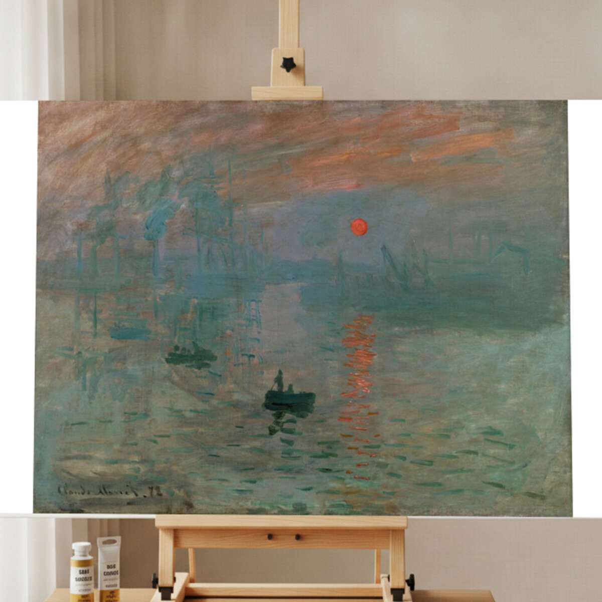 Impression, Soleil Levant — Kit Peinture par Numéros Monet