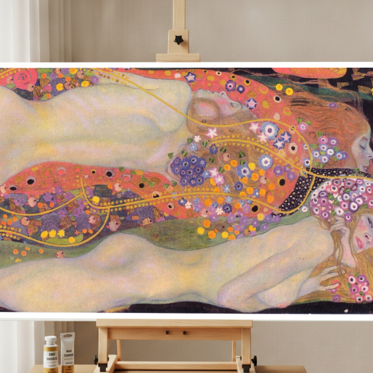 Serpents d'Eau II — Kit Peinture par Numéros Klimt
