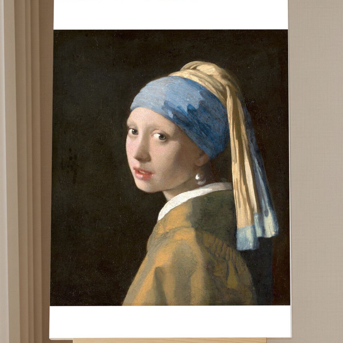 La Jeune Fille à la Perle — Kit Peinture par Numéros Vermeer