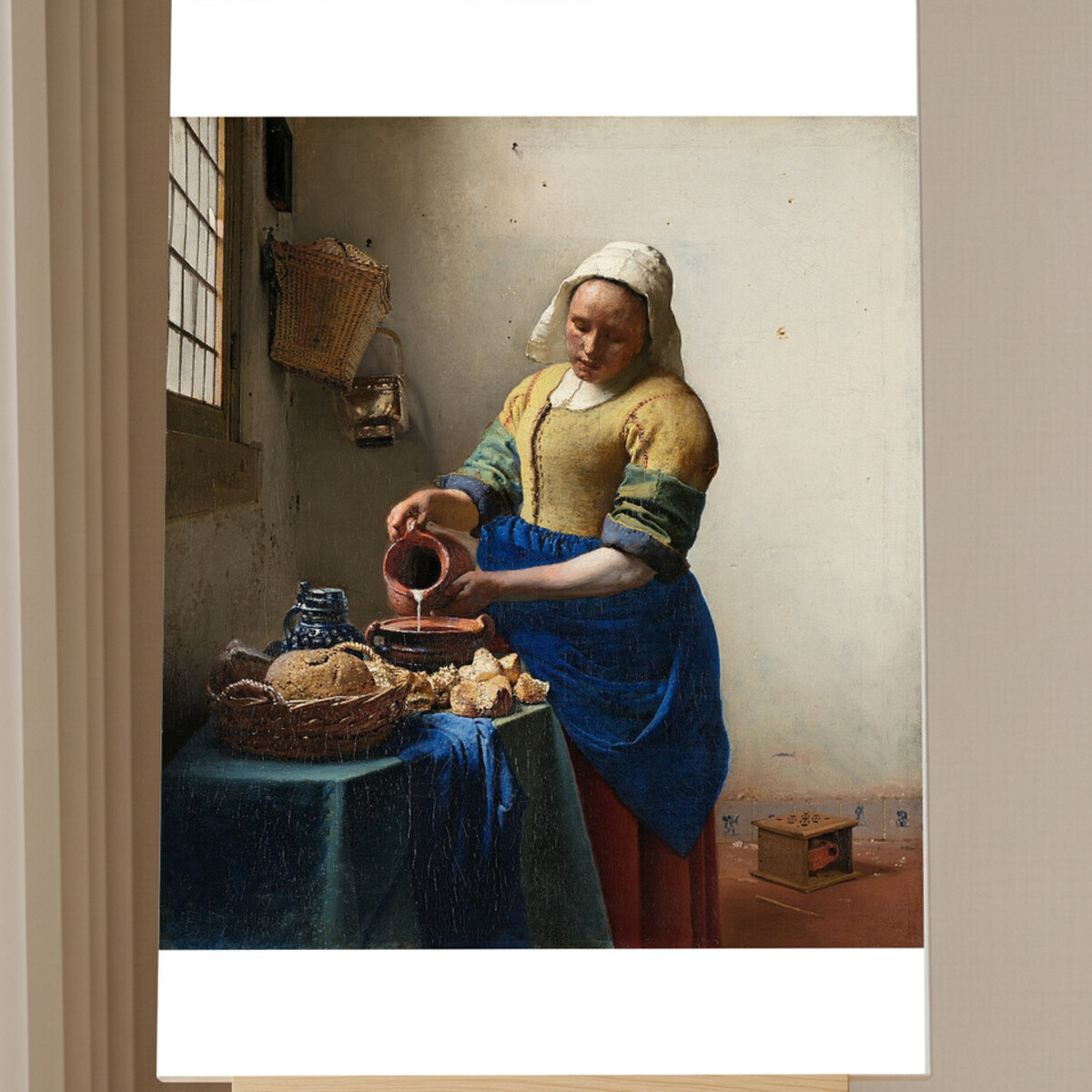 Die Milchmagd — Vermeer Malen nach Zahlen Set