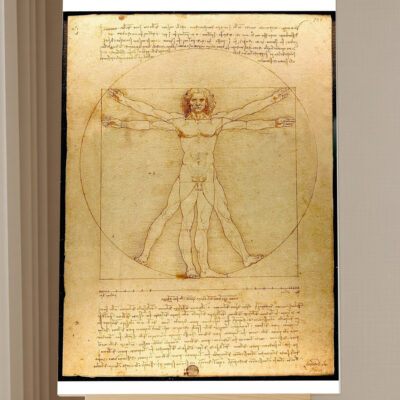 El Hombre de Vitruvio — Kit Pintar por Números Da Vinci