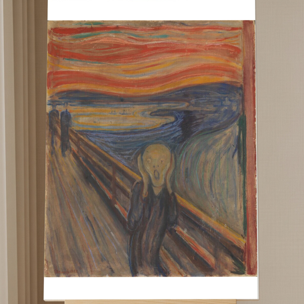 El Grito — Kit de Pintar por Números de Munch