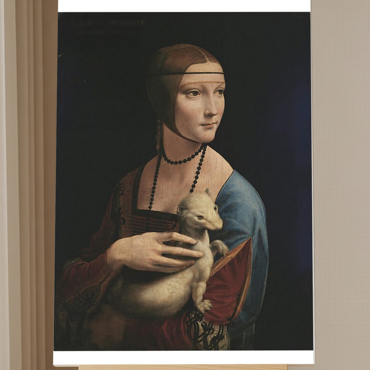 La Dama del Armiño — Kit Pintar por Números de Da Vinci