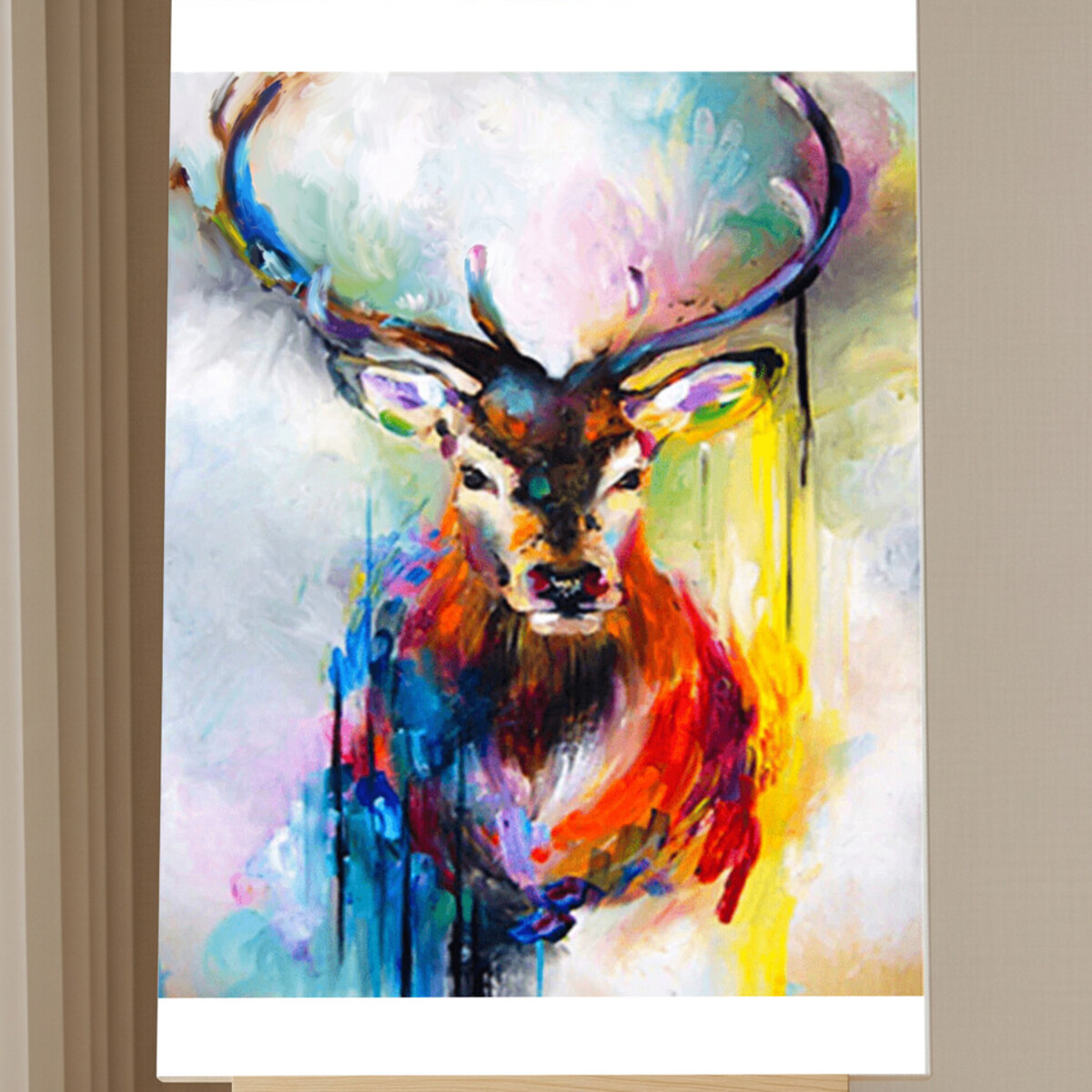 Kit Peinture par Numéros Élan / Cerf Abstrait
