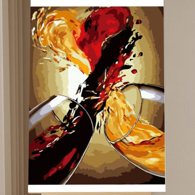 Kit Peinture par Numéros Vin Abstrait