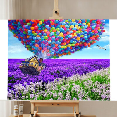Balloon Landscape Paint by Numbers Kit