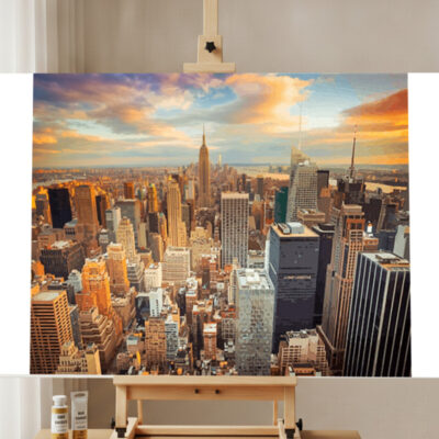 Kit Peinture par Numéros Paysage Urbain