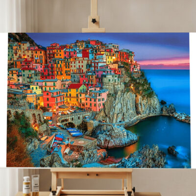 Kit Peinture par Numéros Paysage Urbain
