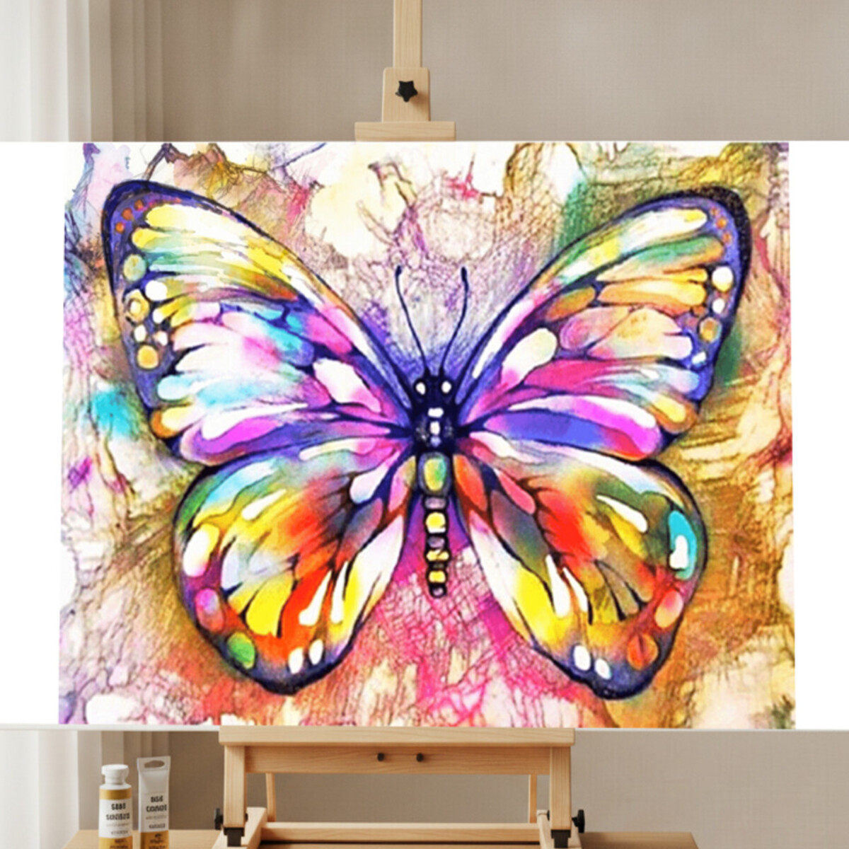 Kit de Peinture par Numéros Papillon Coloré