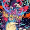 Abstract Deer Paint by Numbers Kit - 16x20 cm