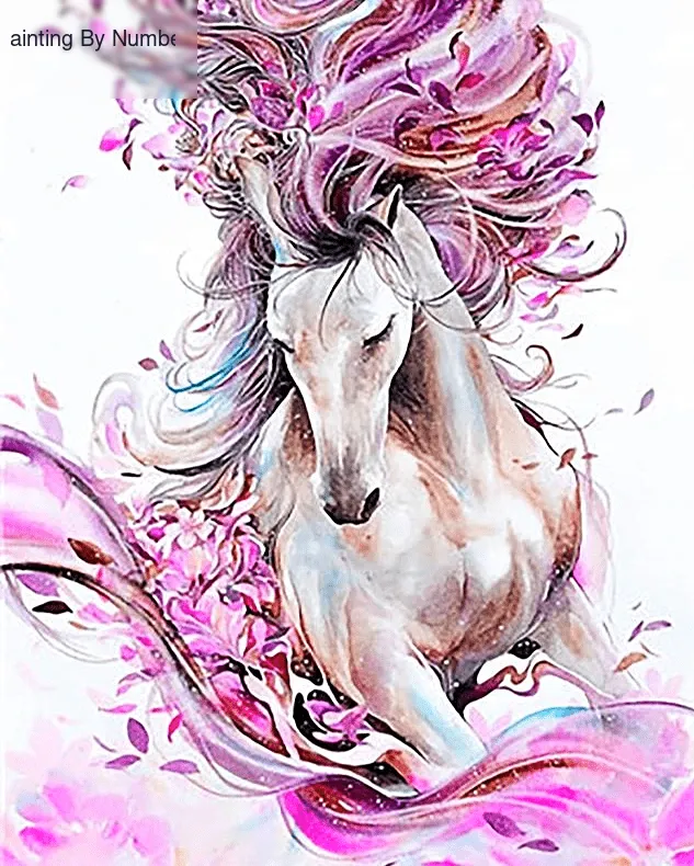 Paint by Number Kit Abstract Horse - Painting By Number