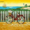 Bicycle Fairy Tale Landscape Paint by Numbers Kit - Painting By Number