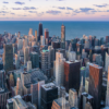 City Skyline Triptych - Office Paint by Numbers