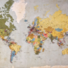 Compass Atlas Diptych - Office Paint by Numbers