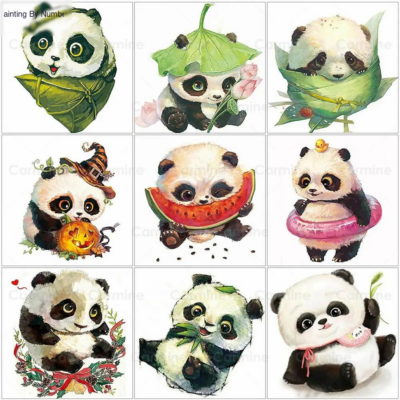 Diamond Paint Animal Panda Pictures Diamond Painting Kit - DIY Art