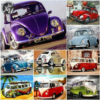 DiyCartoon Bus Rhinestones Mosaic Art Home Decor Diamond Painting Kit - DIY Art