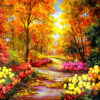 Paint By Numbers Kit Fall Forest - Painting By Number