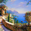 Landscape Paint by Numbers Kit