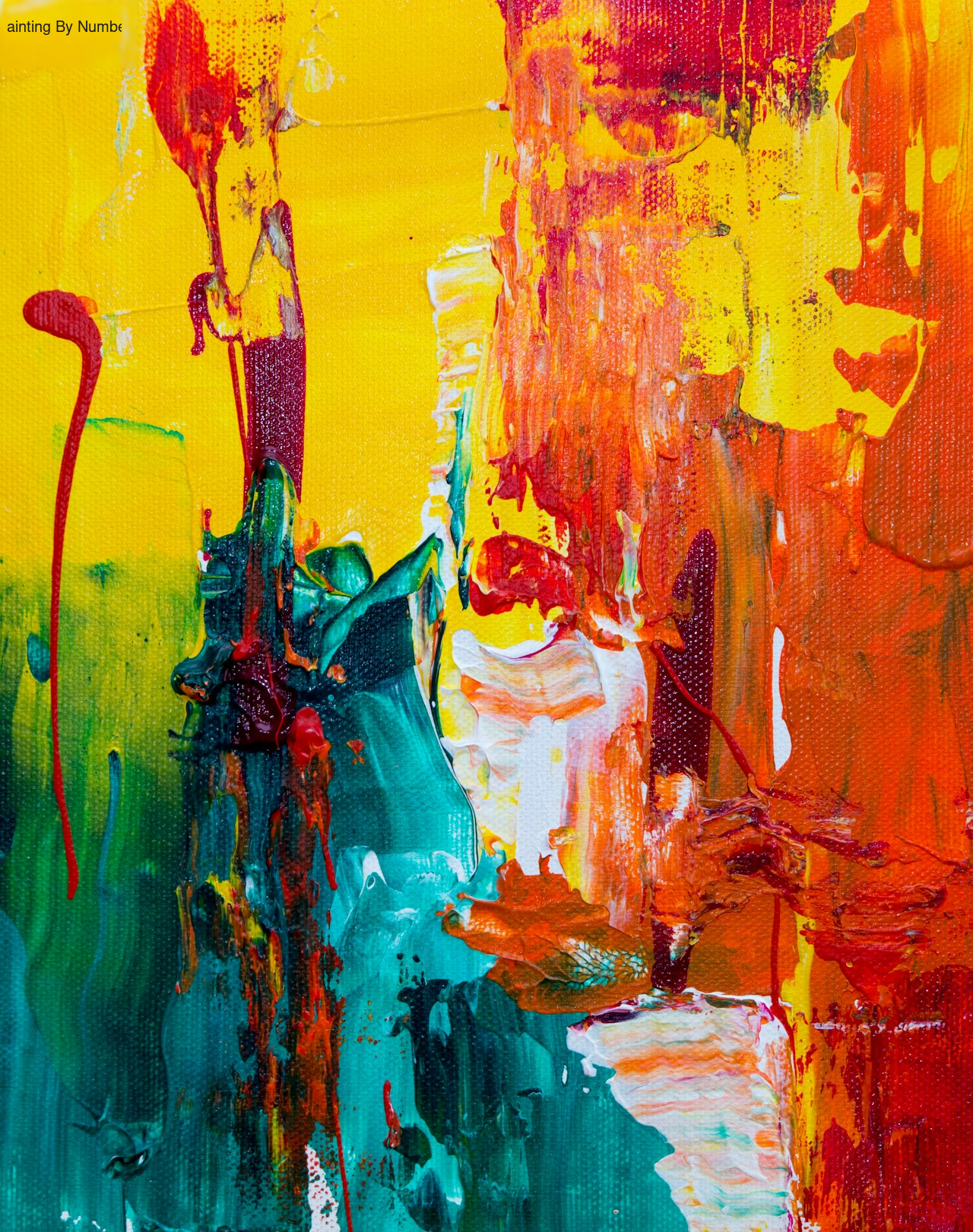 Motivational Abstract - Office Paint by Numbers