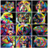 Multicolor Animals 5D Diamond Painting Kit - DIY Art