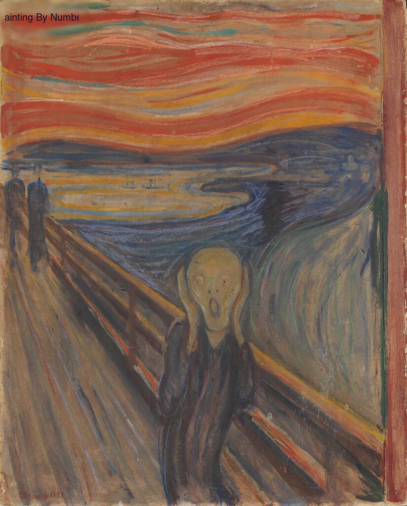 The Scream by Munch - Paint by Numbers Kit