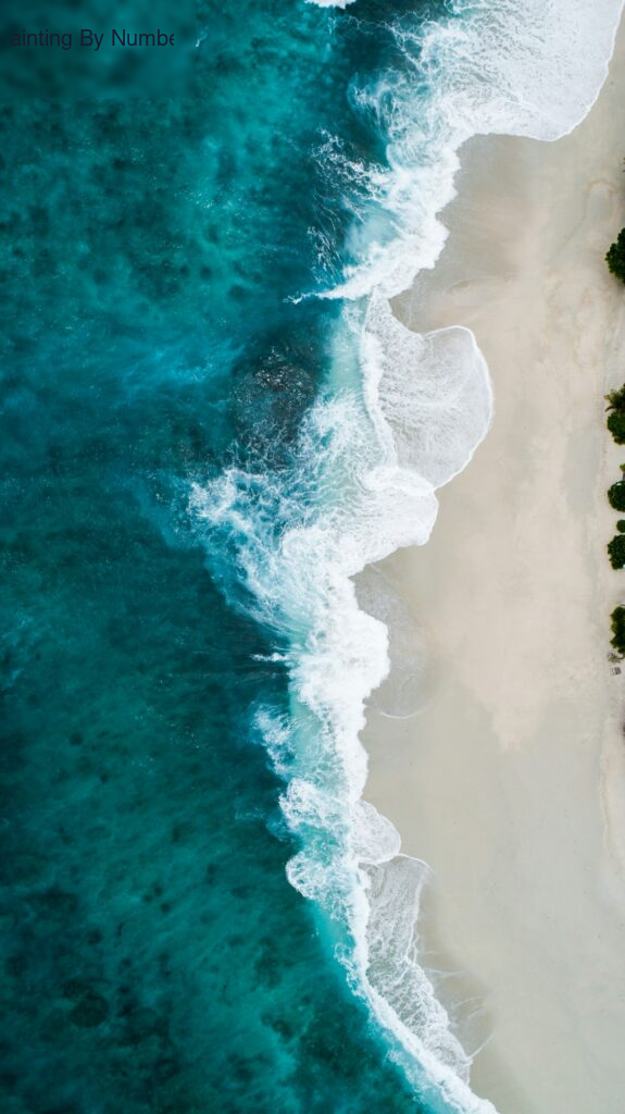 Ocean Horizon 3-Panel Triptych - Paint by Numbers