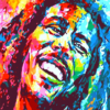 Paint by Numbers Kit Abstract Bob Marley