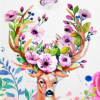 Abstract Deer Paint by Numbers Kit