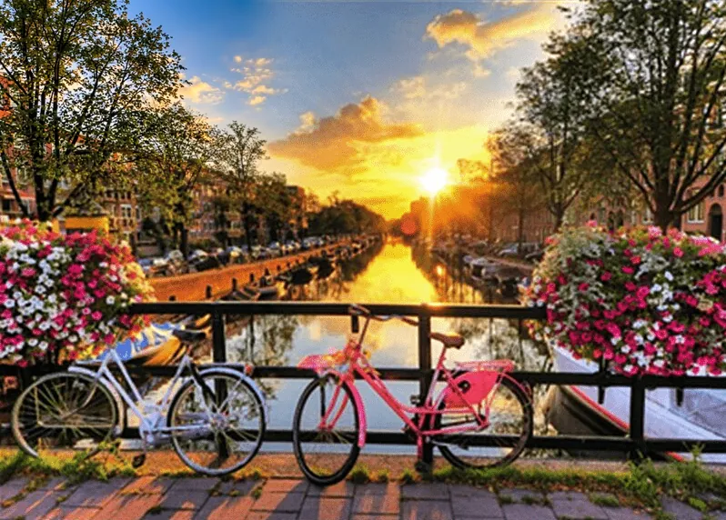 Kit Peinture par Numéros Paysage Amsterdam