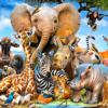 Animal Paradise Paint by Numbers Kit