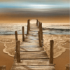 Paint by Numbers Kit Bridge Scenery - Painting By Number