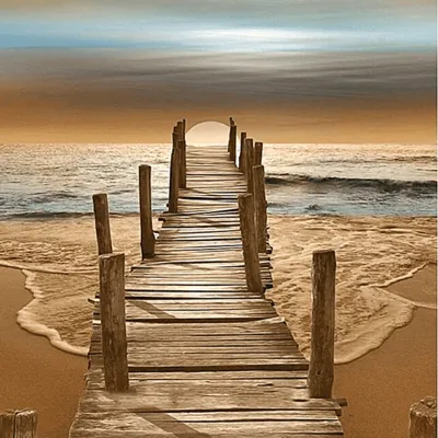 Paint by Numbers Kit Bridge Scenery - Painting By Number