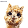 Cute Alpaca Paint by Numbers Kit