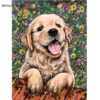 Cute Dog Puppy Paint by Numbers Kit