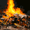 Fire Scenery Paint by Numbers Kit