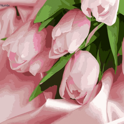 Flower Tulip Paint by Numbers Kit - DIY Art