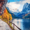 Lake Scenery Paint by Numbers Kit